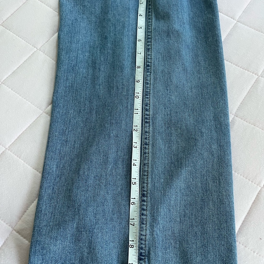 Zara Blue Flare Wide Leg Jeans - Picture 14 of 16